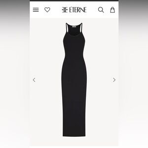 Eterne Rib Tank Maxi Dress Size Small